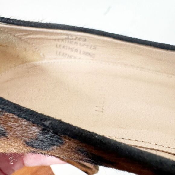 J. Crew Collection Ponyhair Hazelnut Leopard Elsie Heels Pumps Size 7.5 Italy - Picture 14 of 14